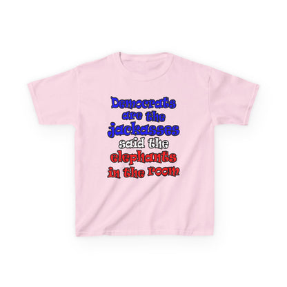 donkeys and elephants - Kids Heavy Cotton™ Tee