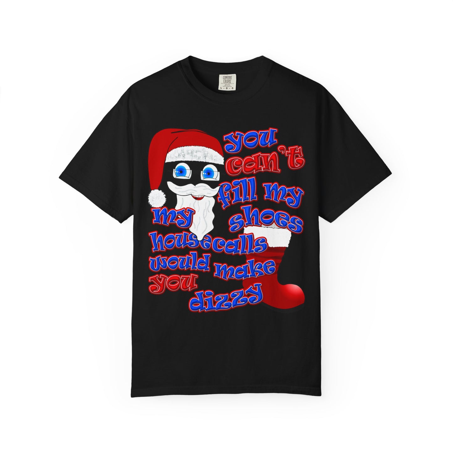 santa's shoes - Unisex Garment-Dyed T-shirt