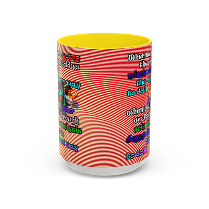 doggystyle - Accent Mug (yellow-orange wave)