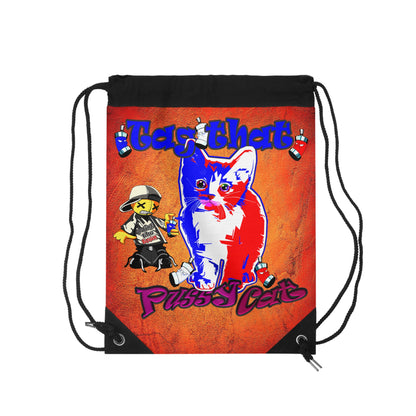 tag that - Drawstring Bag (burnt orange)
