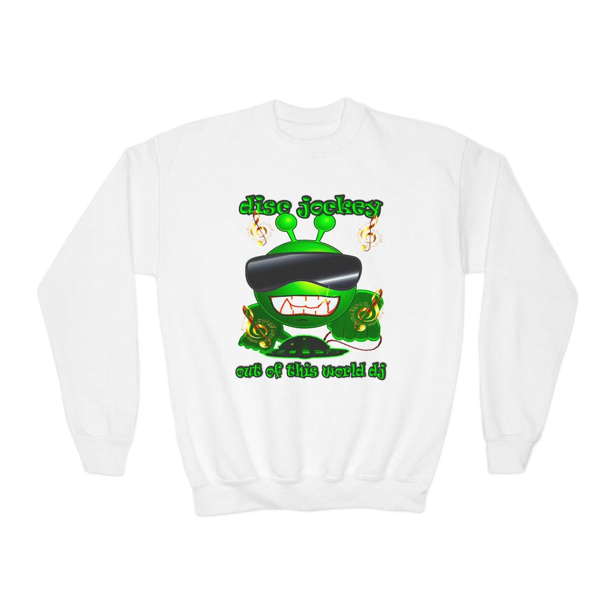 disc jockey - Youth Crewneck Sweatshirt
