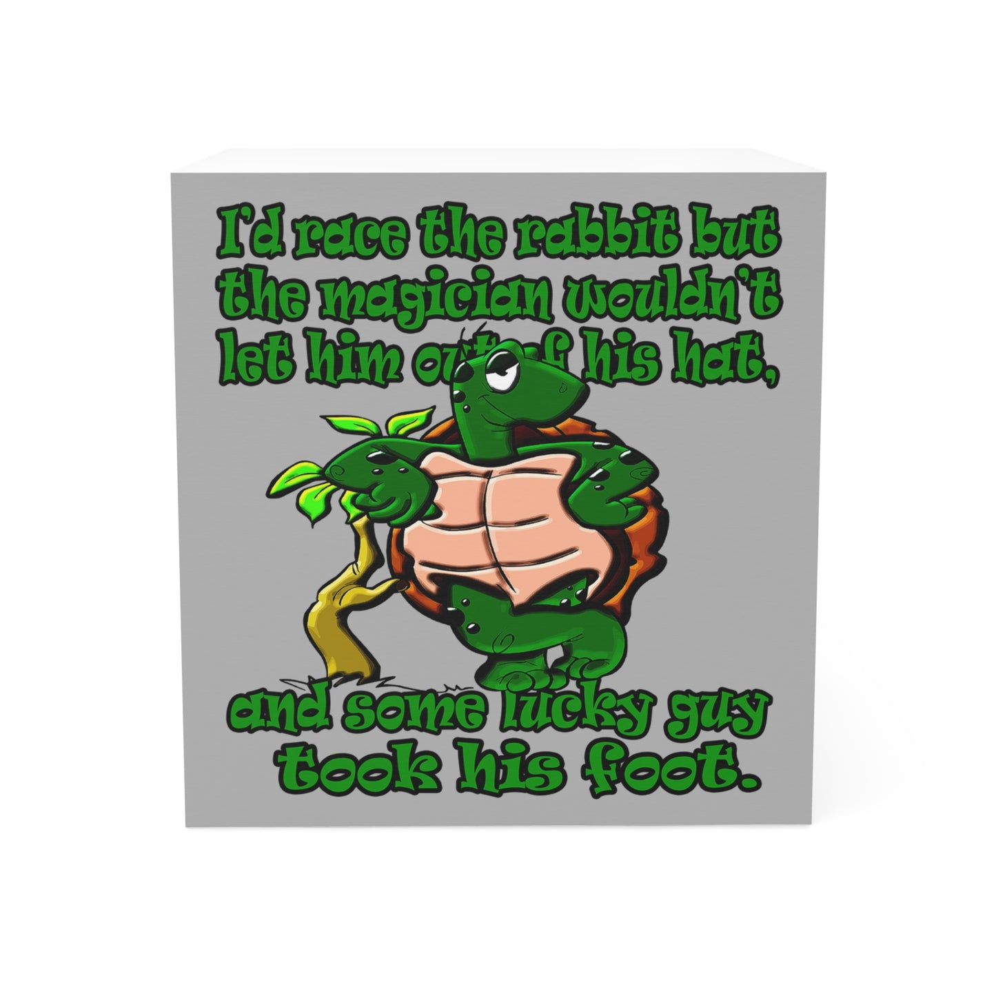 turtle race - note cube (light grey)