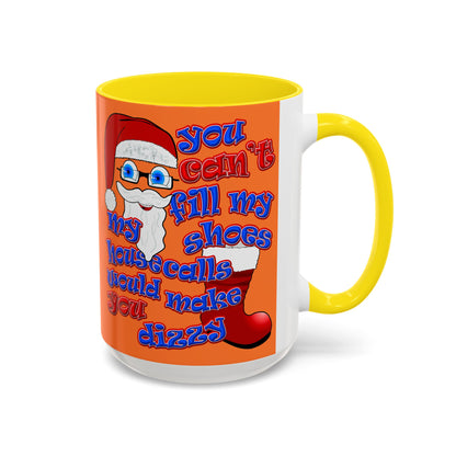 santa's shoes - Accent Mug (crusta)