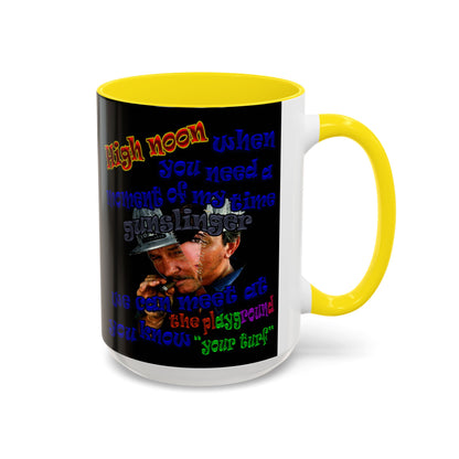 high noon - Accent Mug (black)