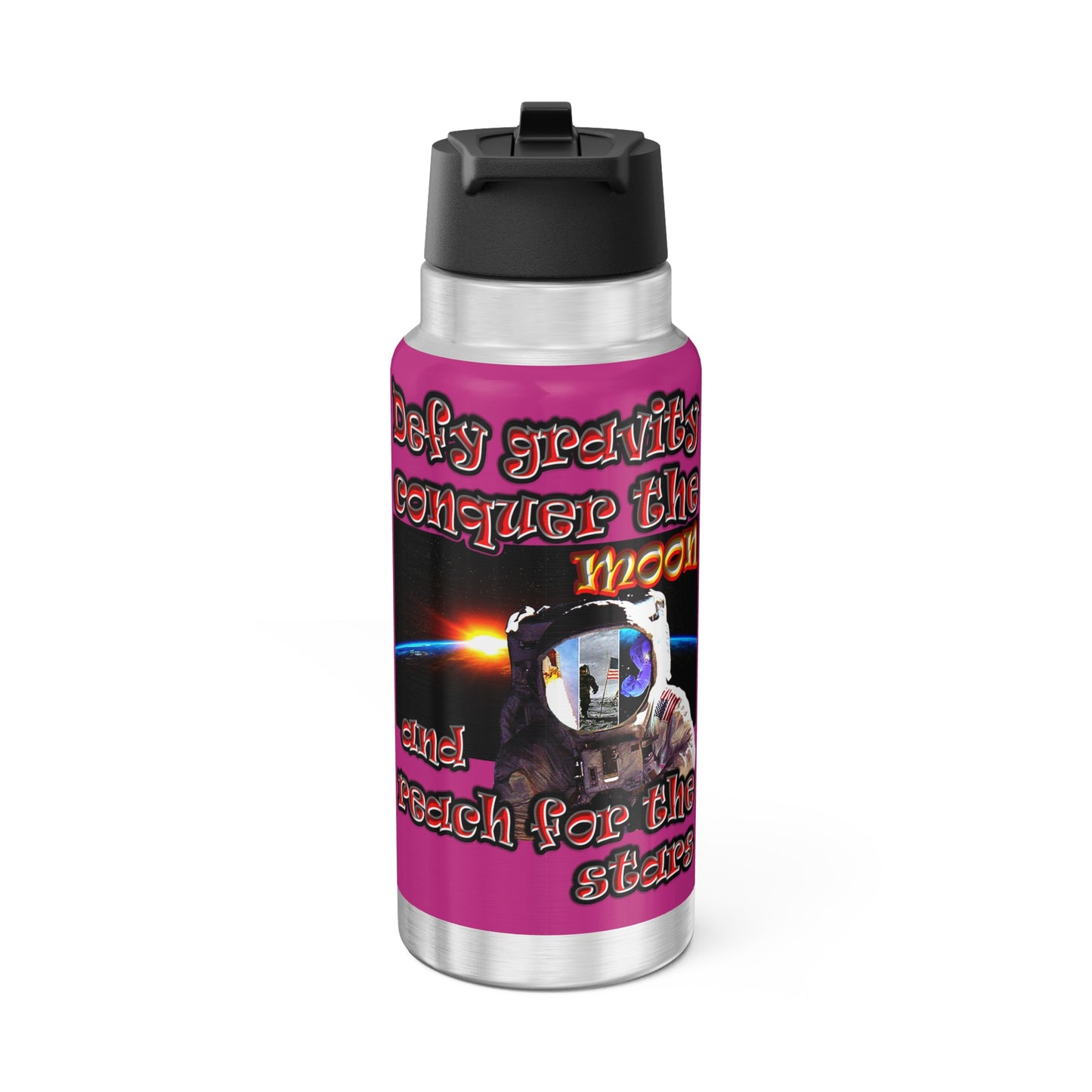 defy conquer reach - Gator Tumbler, 32oz (pink)
