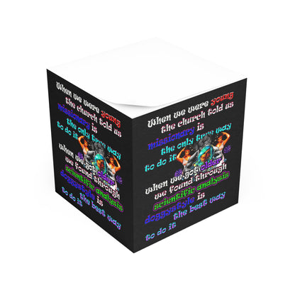 doggystyle - note cube (black)