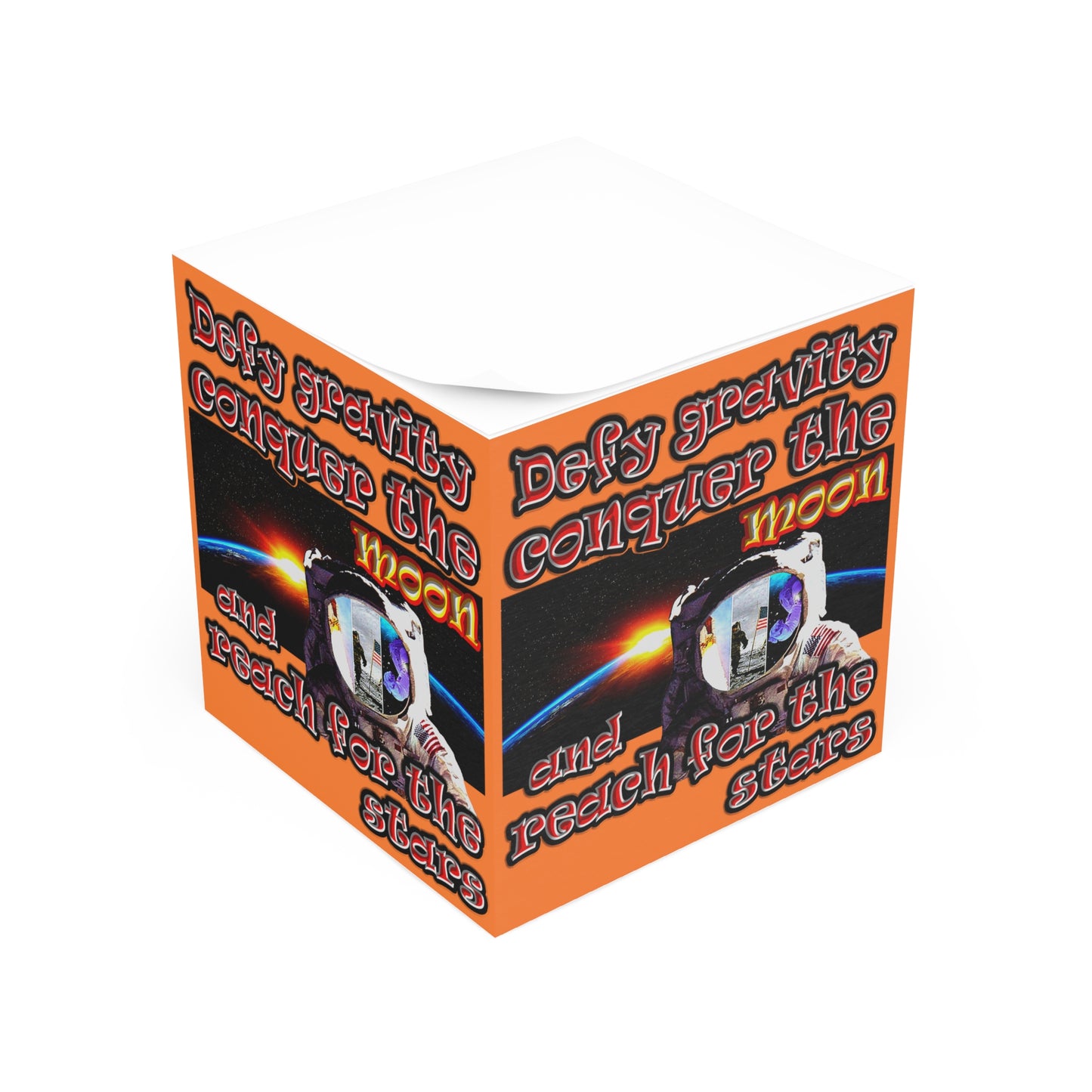 defy conquer reach - note cube (crusta)