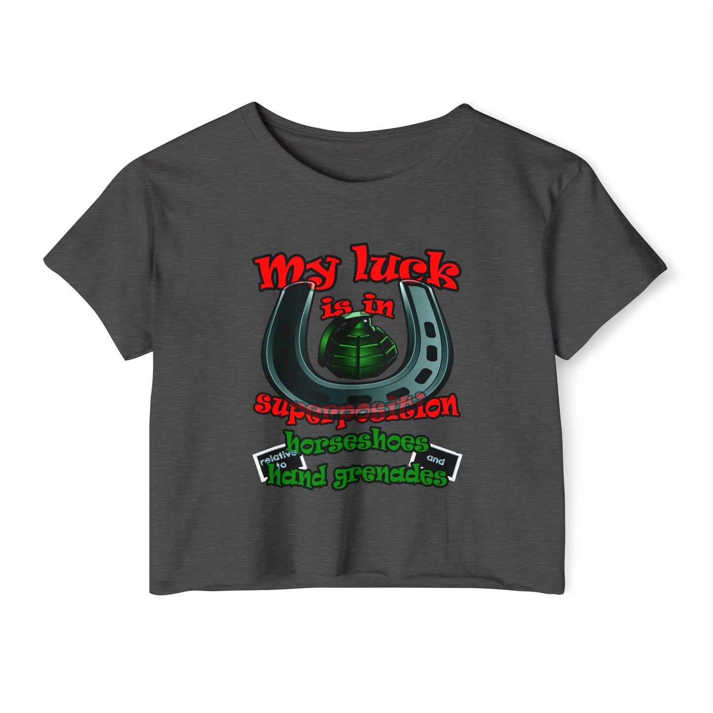 my luck - Women's Festival Crop Top