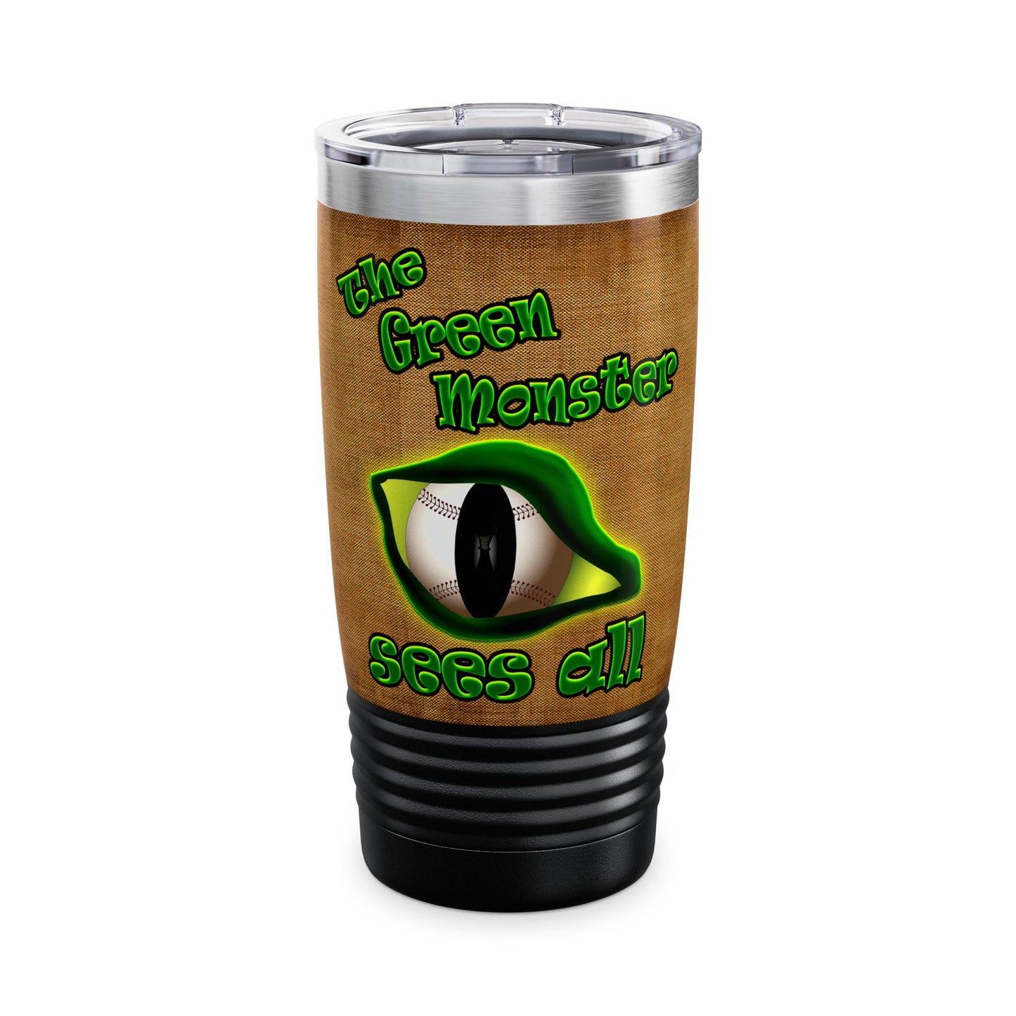 green monster - Ringneck Tumbler, 20oz (brown papyrus)