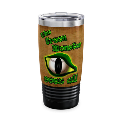 green monster - Ringneck Tumbler, 20oz (brown papyrus)