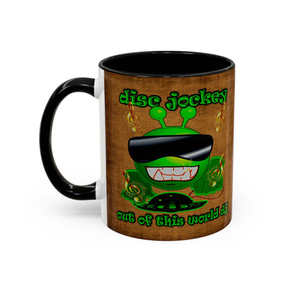 disc jockey - Accent Mug (brown papyrus)
