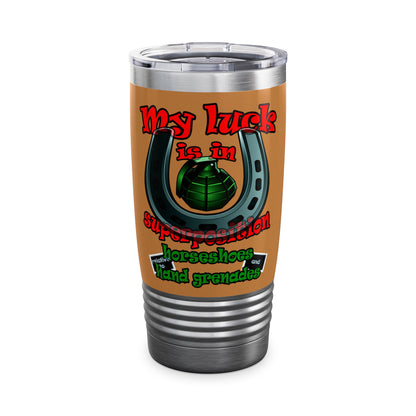 my luck - Ringneck Tumbler, 20oz (light brown)