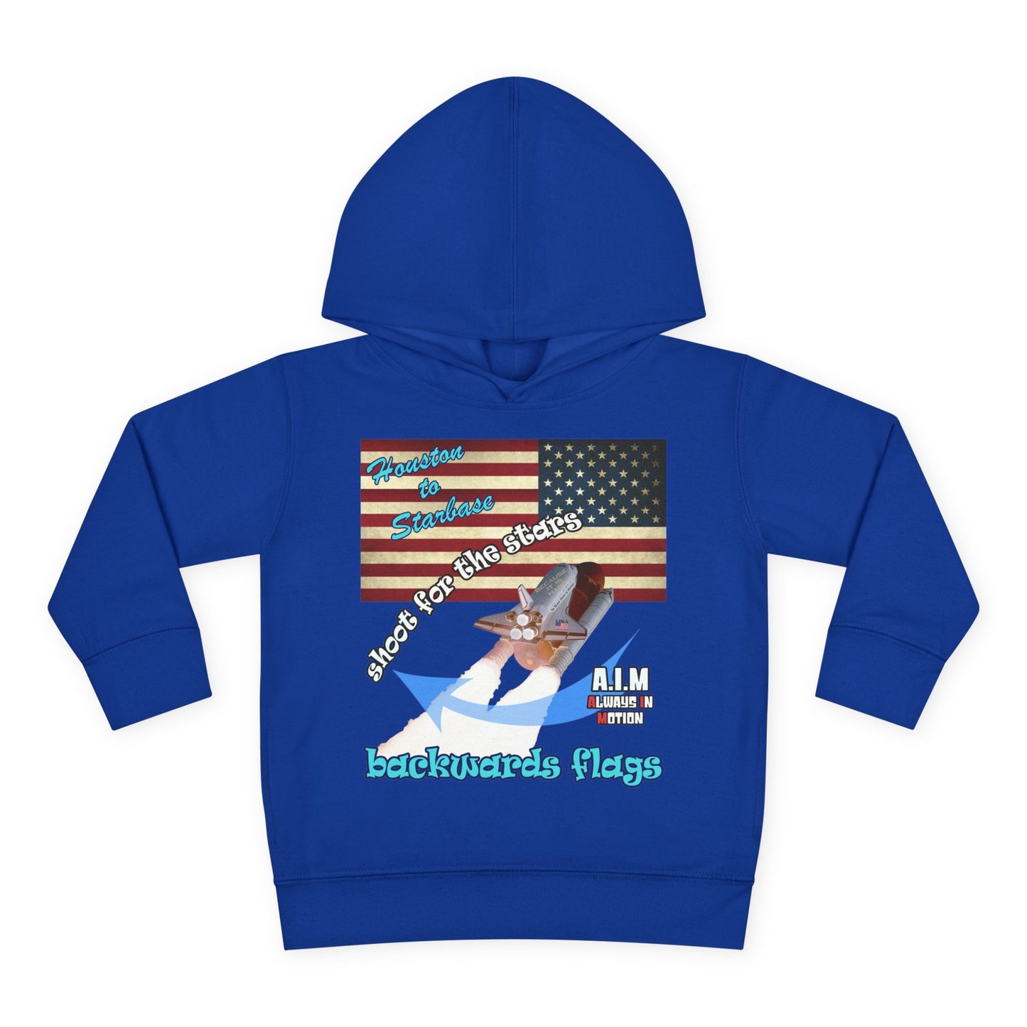 shoot for the stars - Toddler Pullover Fleece Hoodie