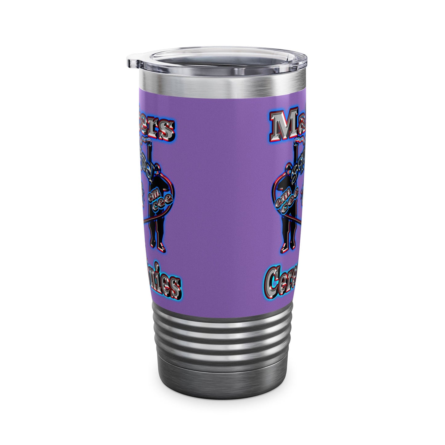 em cee squared - Ringneck Tumbler, 20oz (light purple)