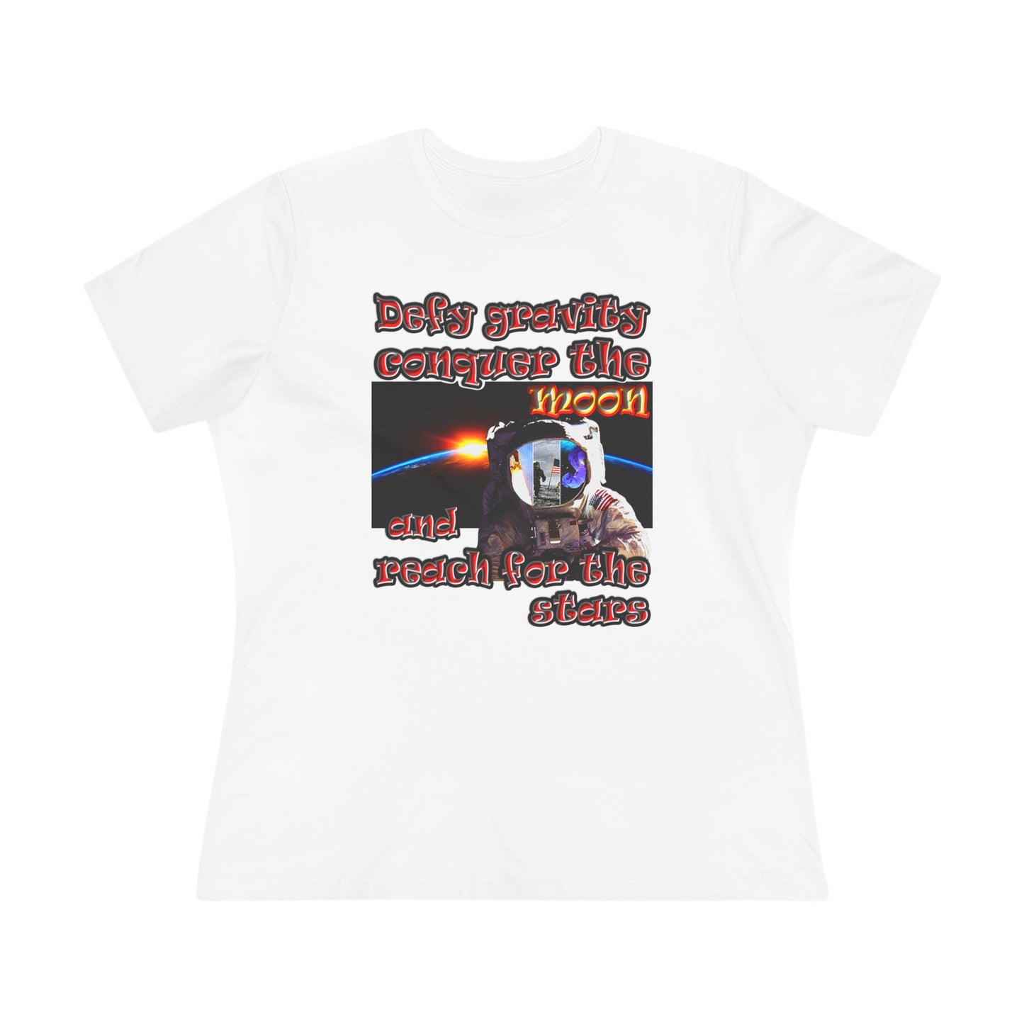 defy conquer reach - Women's Premium Tee