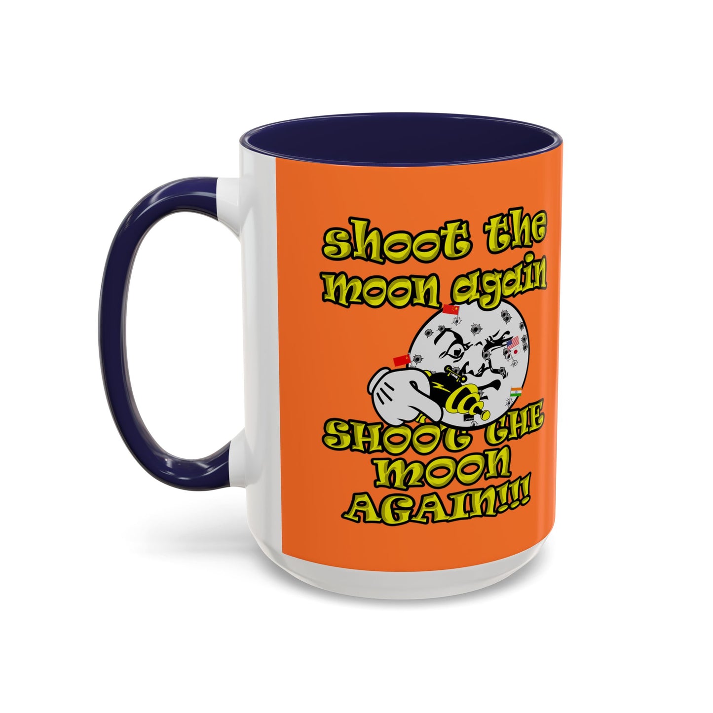 shoot the moon again - Accent Mug (crusta)
