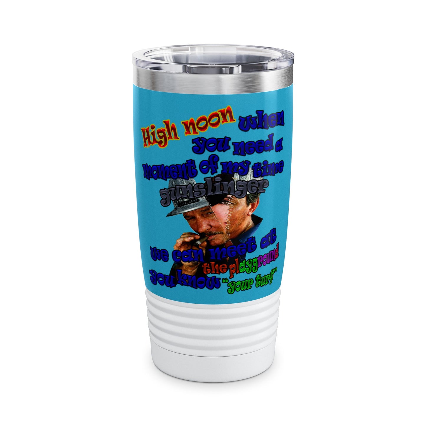 high noon - Ringneck Tumbler, 20oz (turquoise)