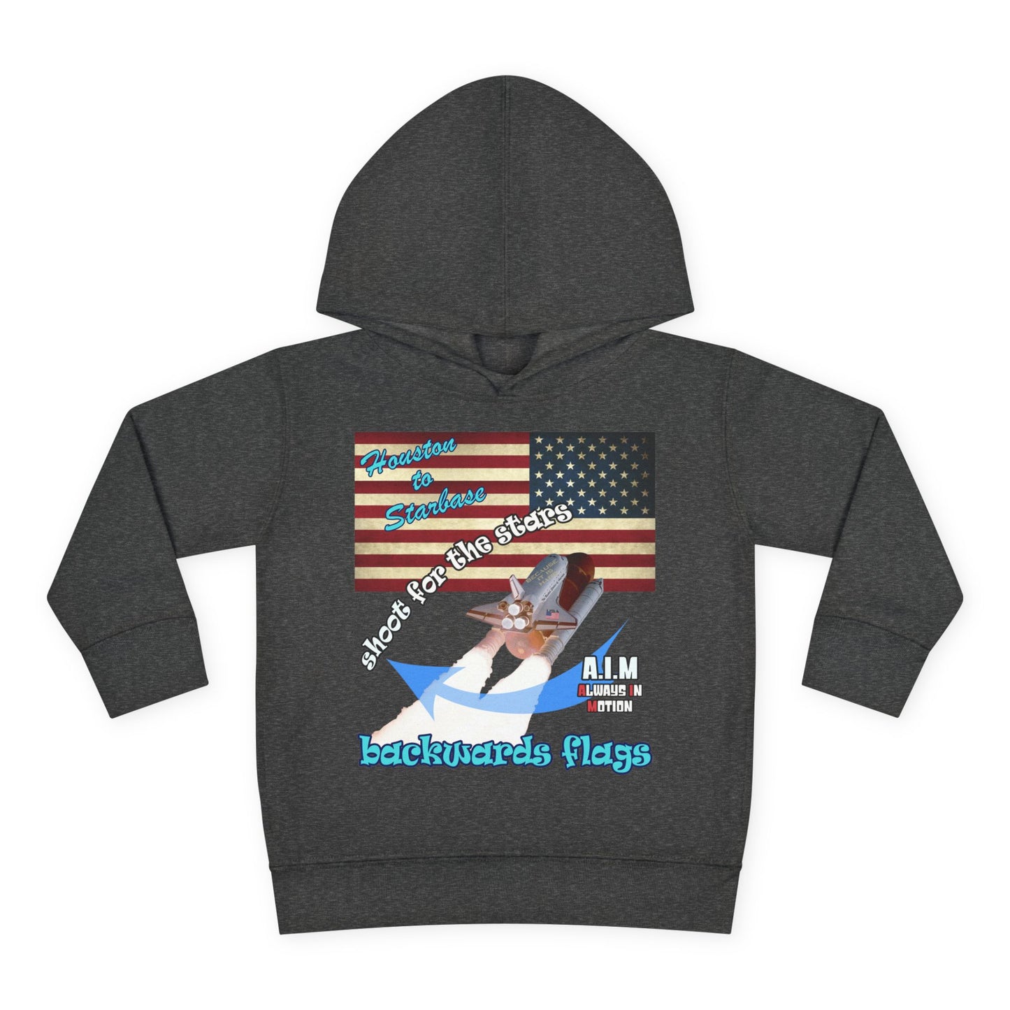 shoot for the stars - Toddler Pullover Fleece Hoodie