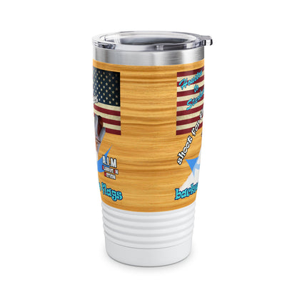 shoot for the stars - Ringneck Tumbler, 20oz (butterscotch wood finish)