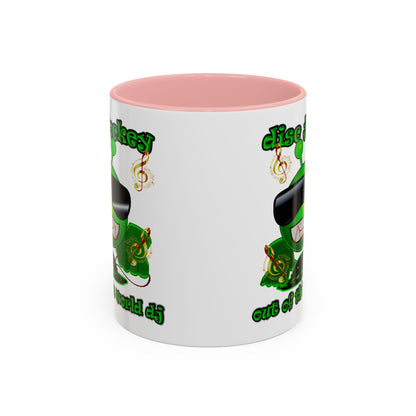 disc jockey - Accent Mug (white)