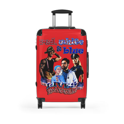 rw&b lives matter - Suitcase (red)