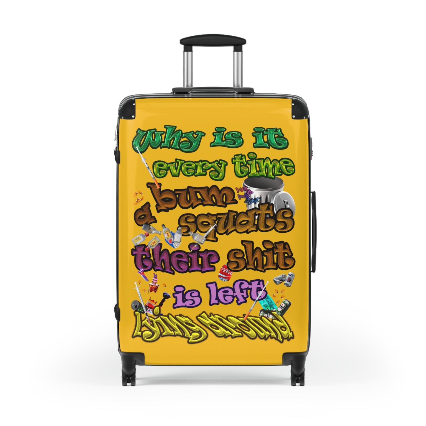 the bum's shit - Suitcase (yellow)
