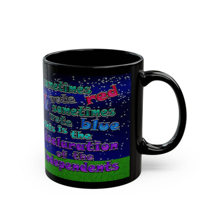 declaration of the independents - Black Mug ('snoops' background)