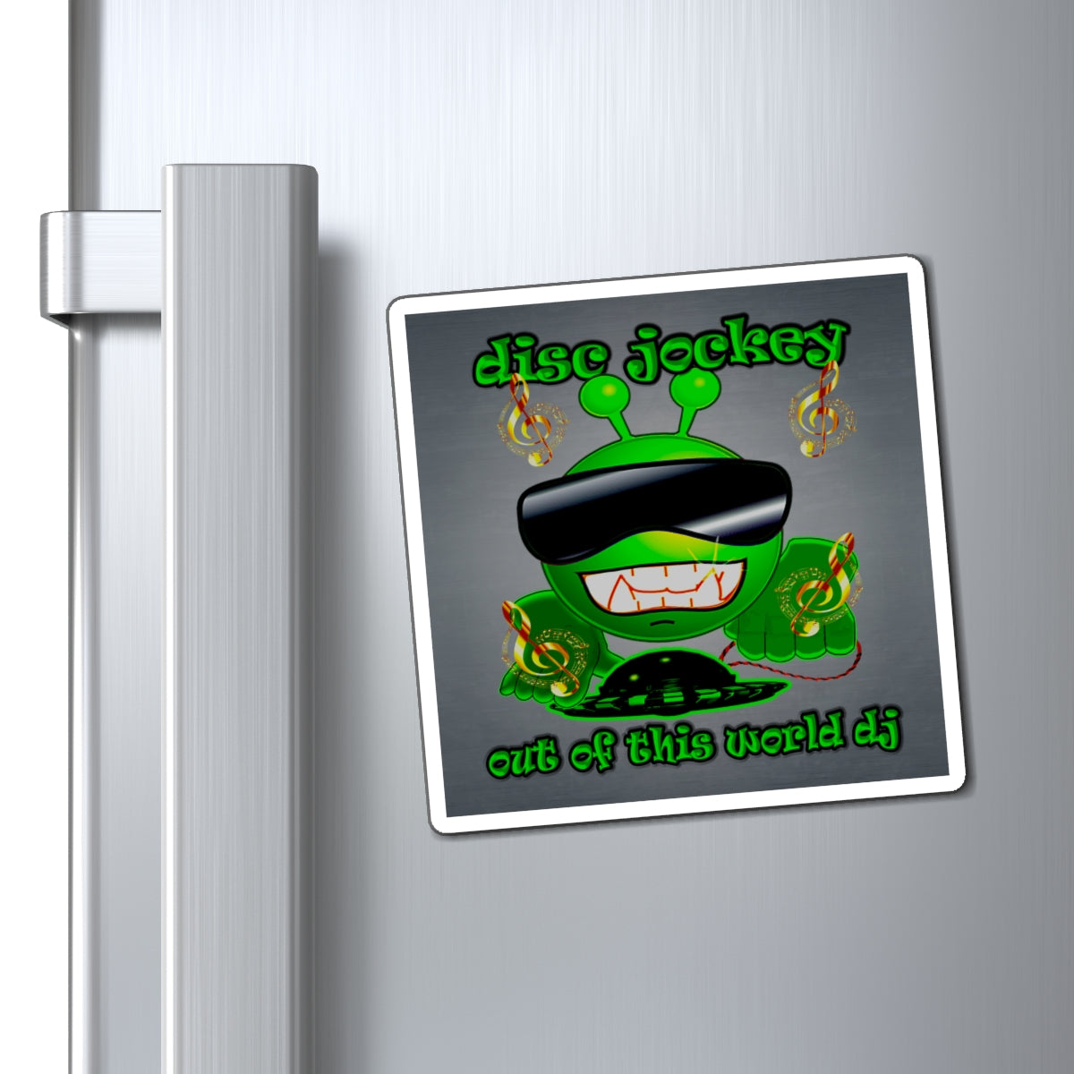 disc jockey - Magnets - (grey-light grey)