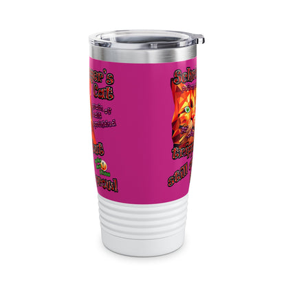 schrodinger's cat - Ringneck Tumbler, 20oz (pink)