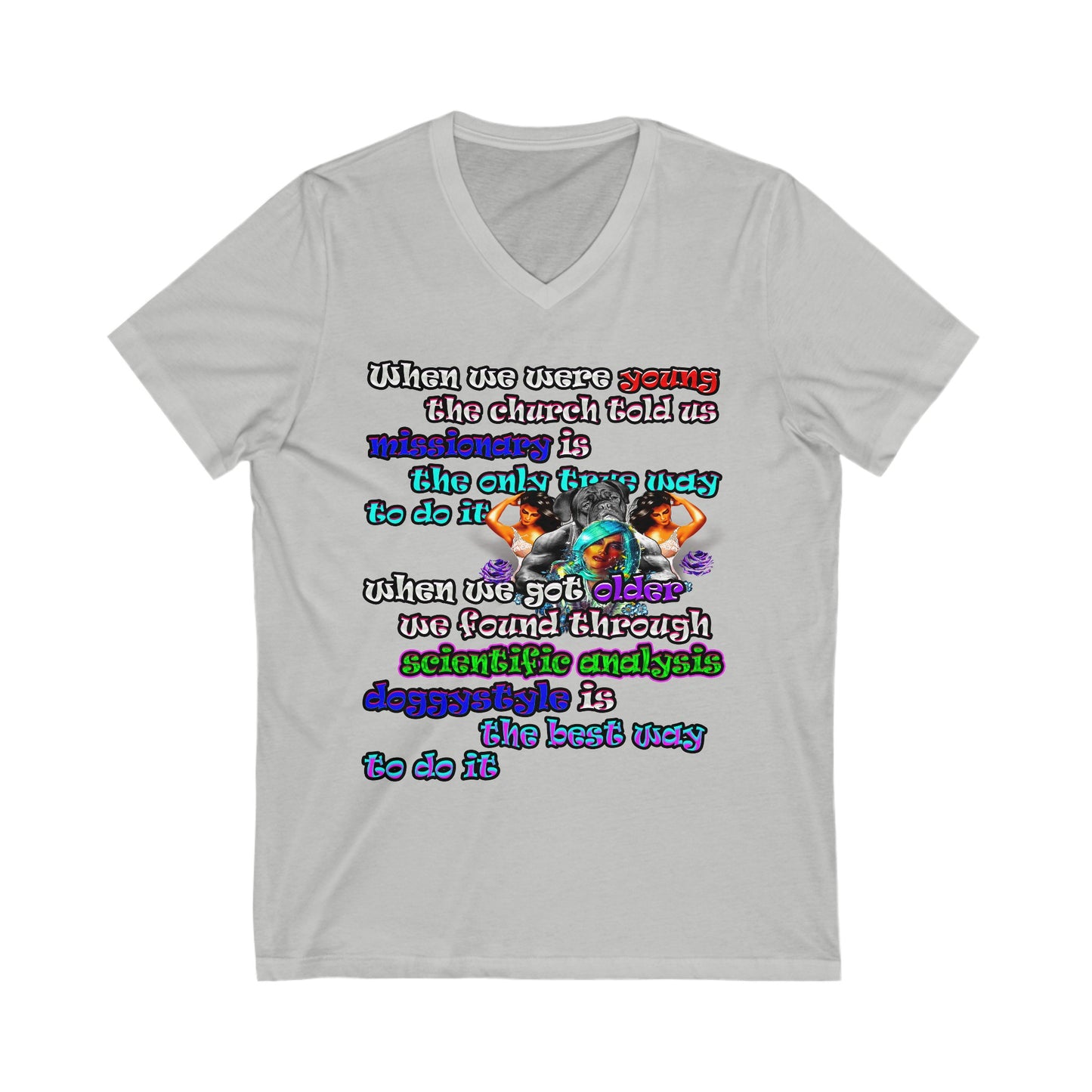doggystyle - Unisex Jersey Short Sleeve V-Neck Tee