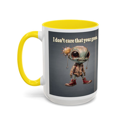 I don't care that your grey - Accent Mug (grey-light grey)