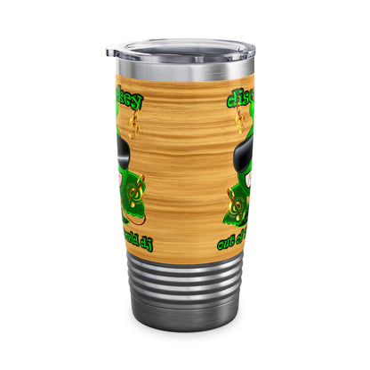 disc jockey - Ringneck Tumbler, 20oz (butterscotch wood finish)