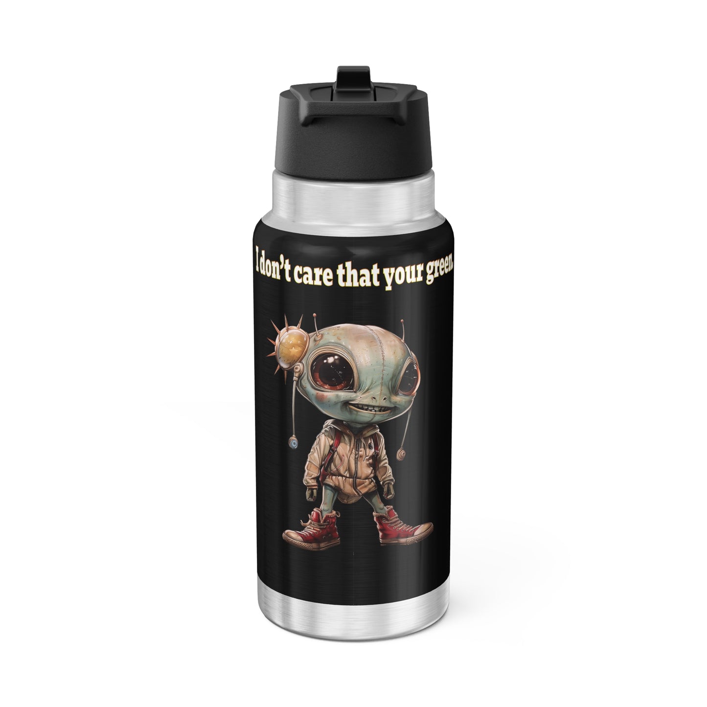 I don't care that your grey - Gator Tumbler, 32oz (black)