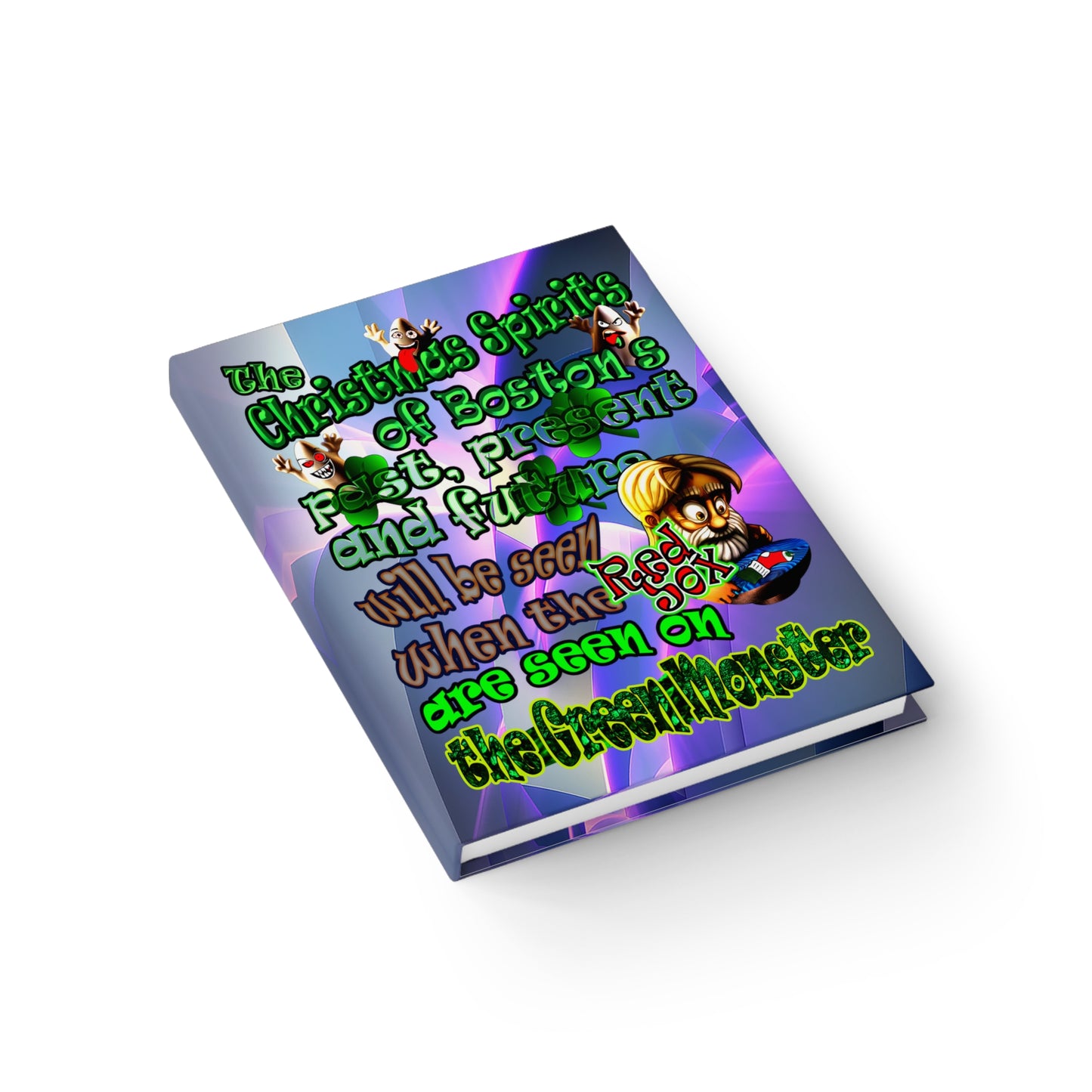 christmas spirits of boston - journal-blank (grey-pink wave)