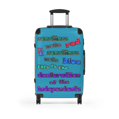 declaration of the independents - Suitcase (turquoise)