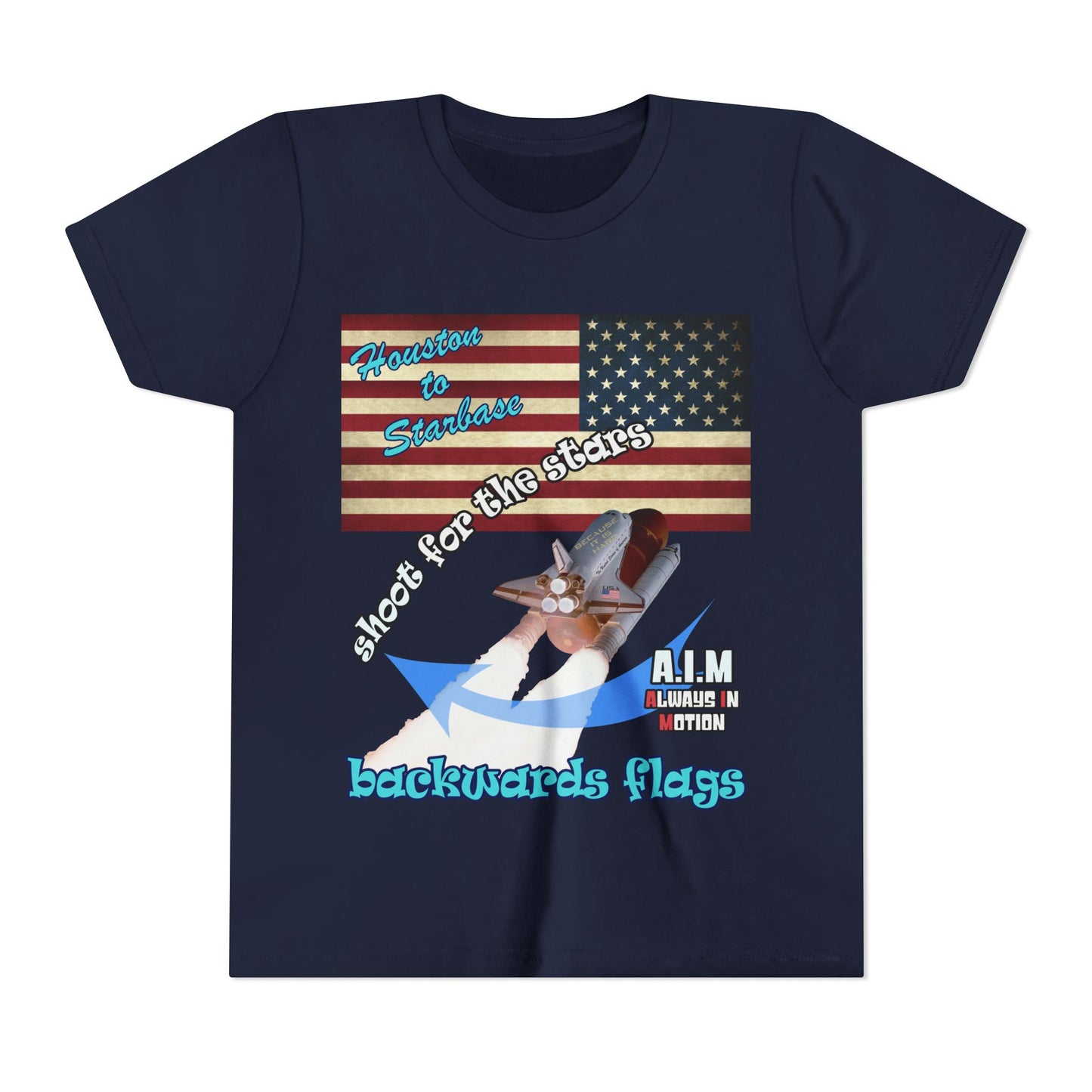 shoot for the stars - Youth Short Sleeve Tee