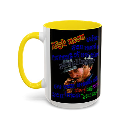 high noon - Accent Mug (black)