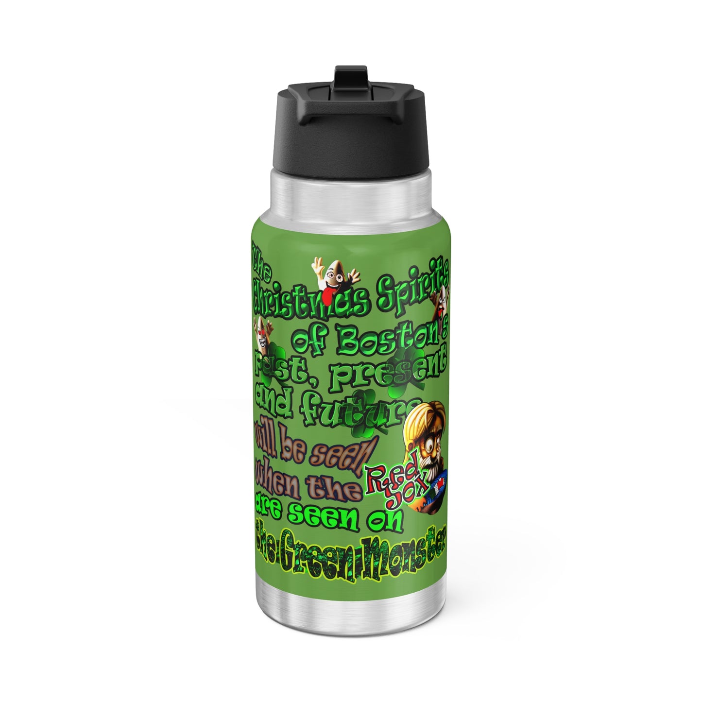 christmas spirits of boston - Gator Tumbler, 32oz (green)