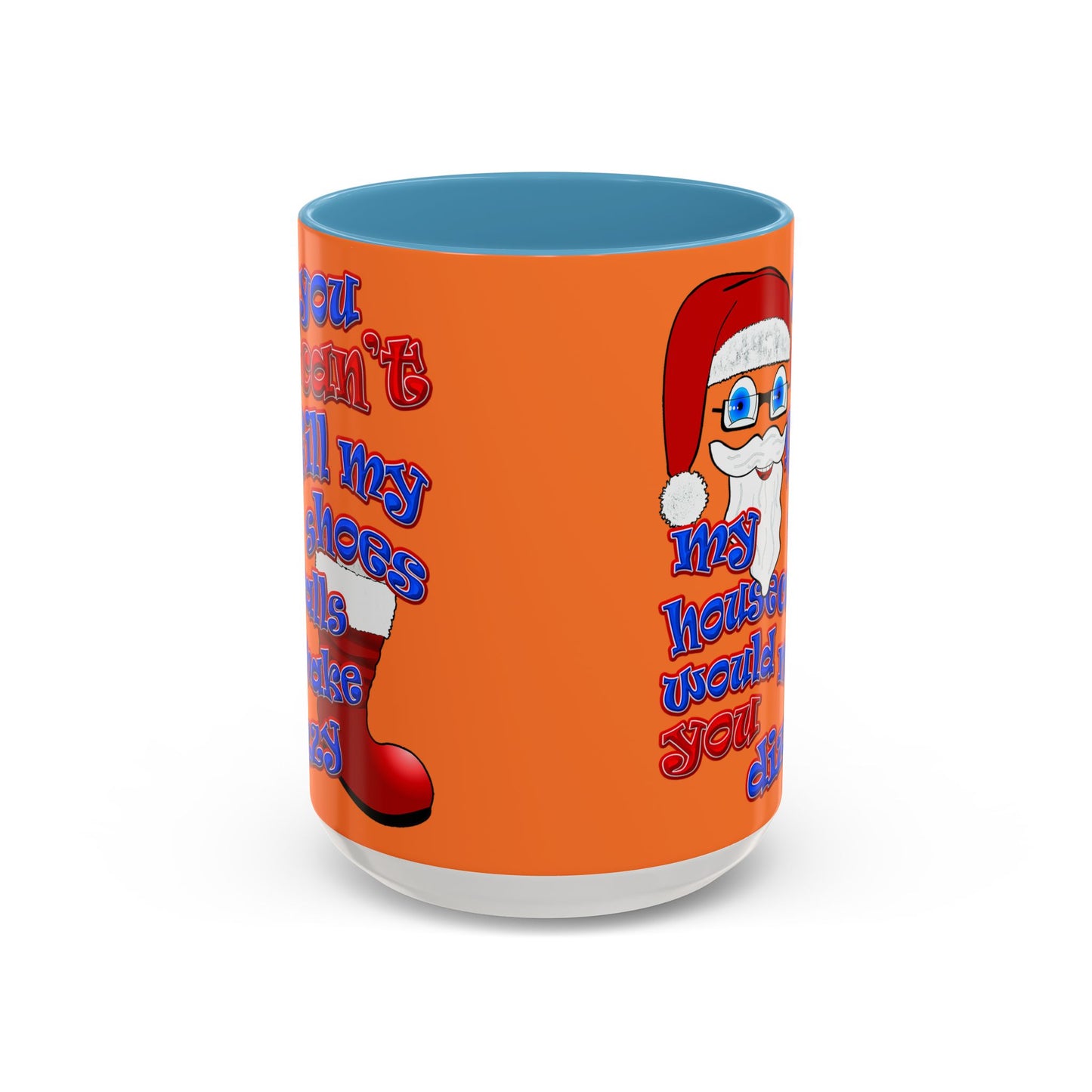 santa's shoes - Accent Mug (crusta)