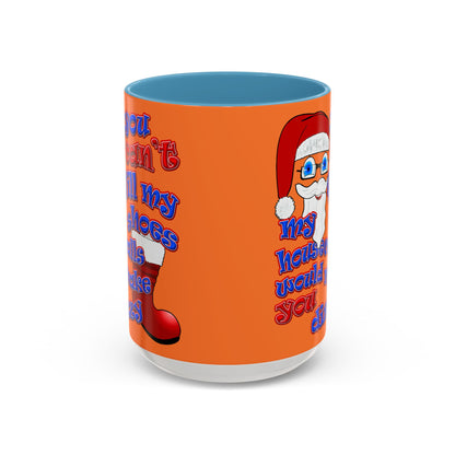 santa's shoes - Accent Mug (crusta)
