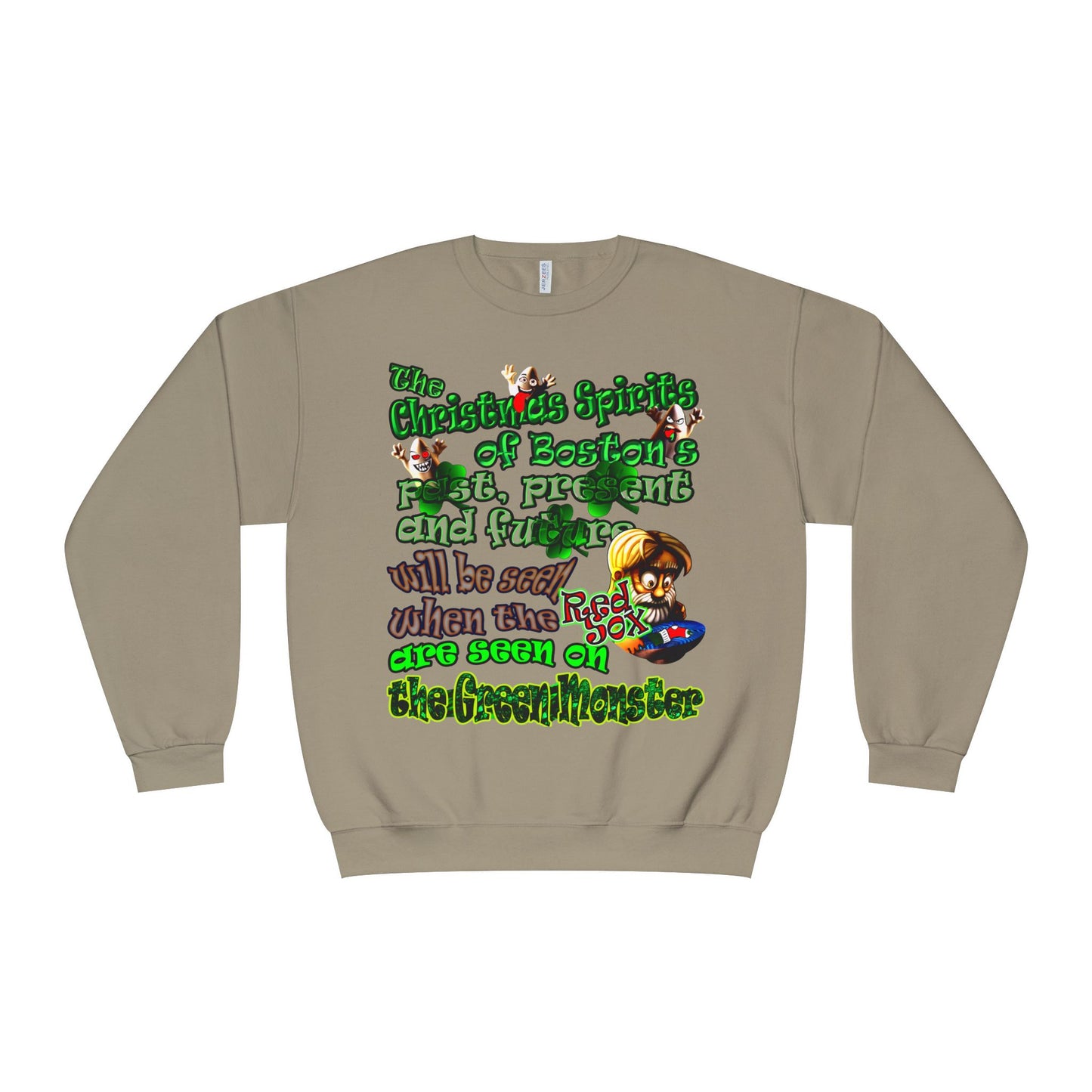 christmas spirits of boston - Unisex NuBlend® Crewneck Sweatshirt