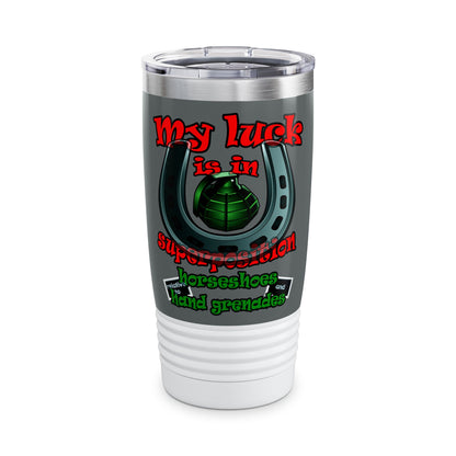 my luck - Ringneck Tumbler, 20oz (dark grey)