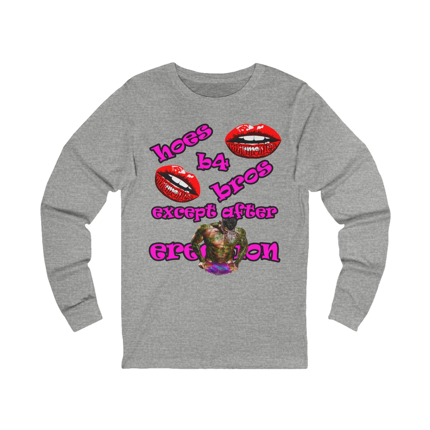 hoes b4 bros - Unisex Jersey Long Sleeve Tee