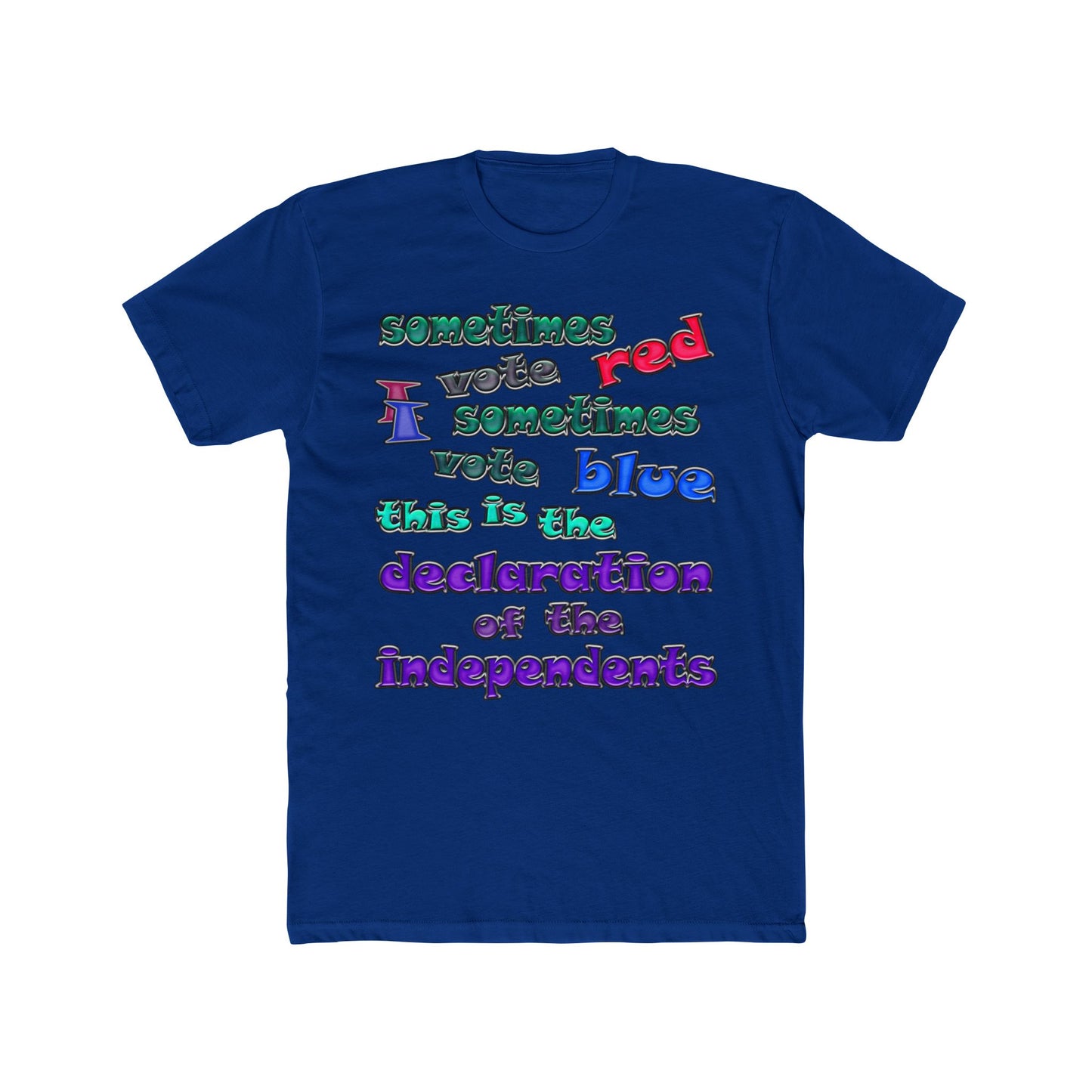 declaration of the independents - Men's Cotton Crew Tee