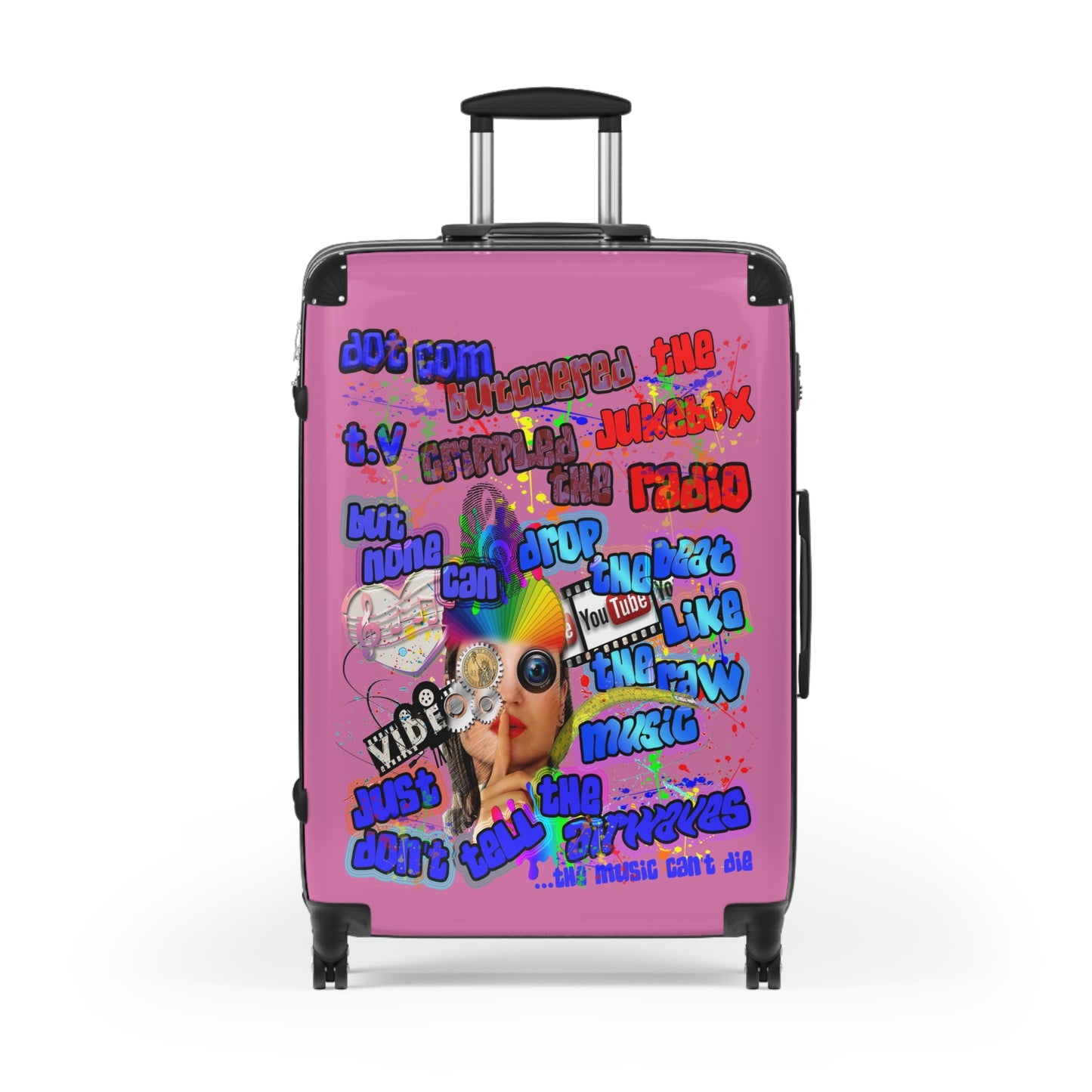 drop the beat - Suitcase (light pink)