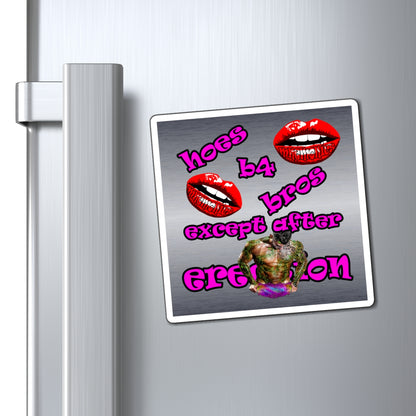 hoes b4 bros - Magnets - (brushed nickel)