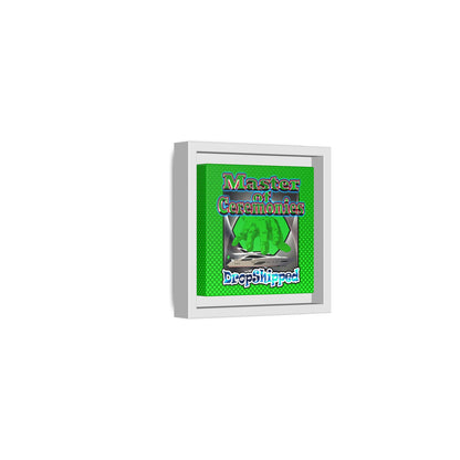 logo - framed canvas art (logo green)