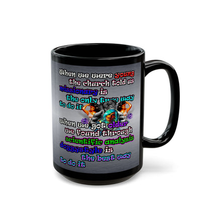 doggystyle - Black Mug (brushed nickel)