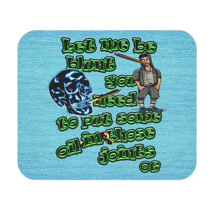 og - Mouse Pad (Rectangle) (faded blue)