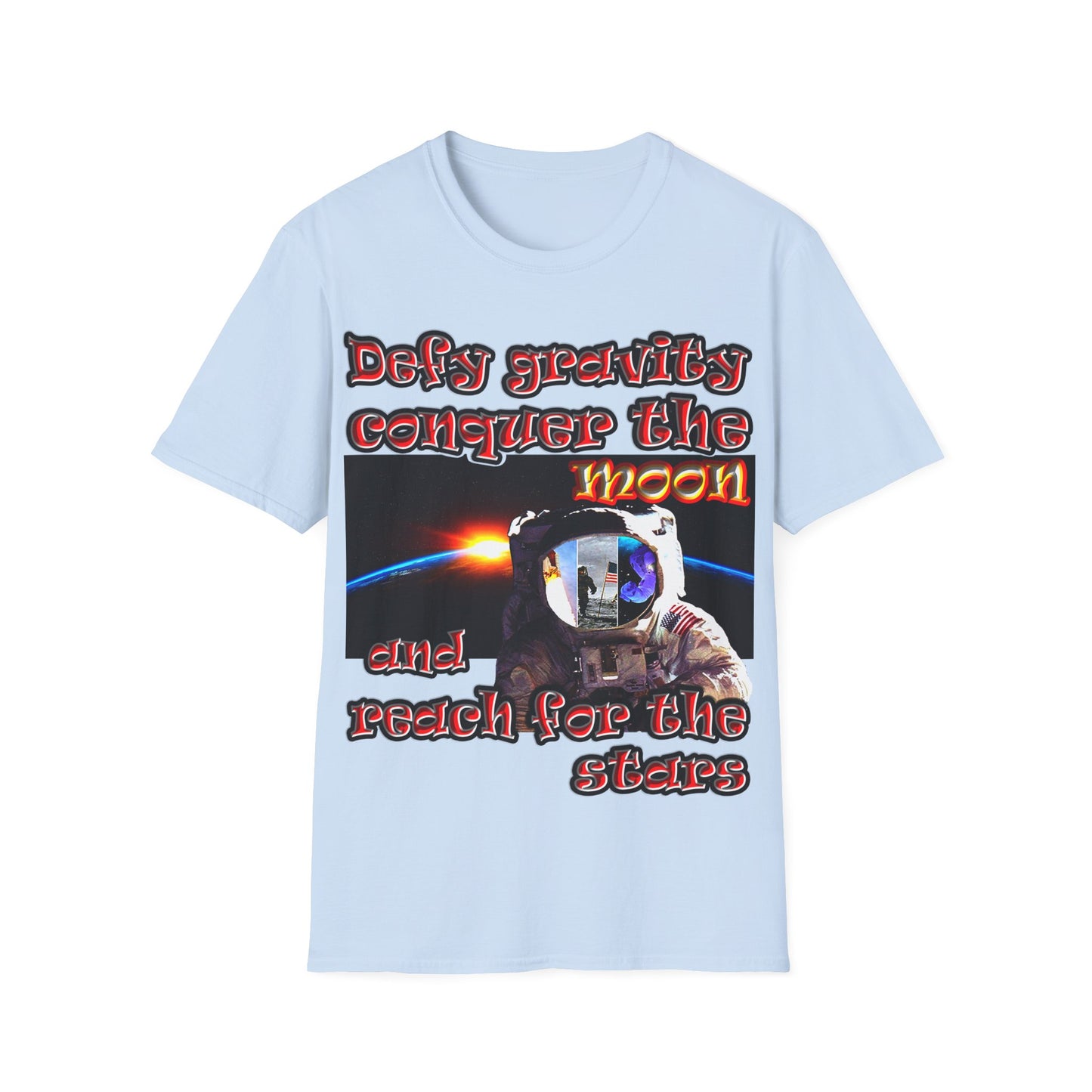 defy conquer reach - Unisex Softstyle T-Shirt
